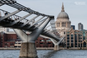 Millenium Bridge & St. Paul's Cathedral